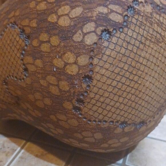 Don McWhorter Stoneware  Brown All Diffrent Each Piece Unique   9Tx5 At‎ Opening - Picture 4 of 11